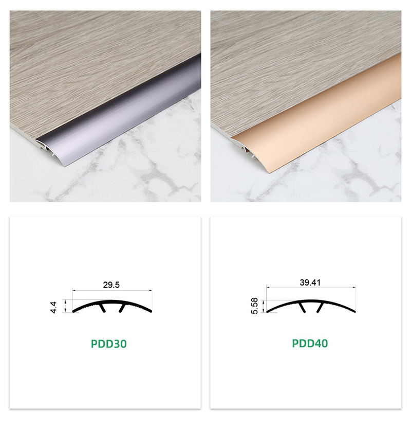 Faixa de transi&ccedil;&atilde;o universal para piso de metal