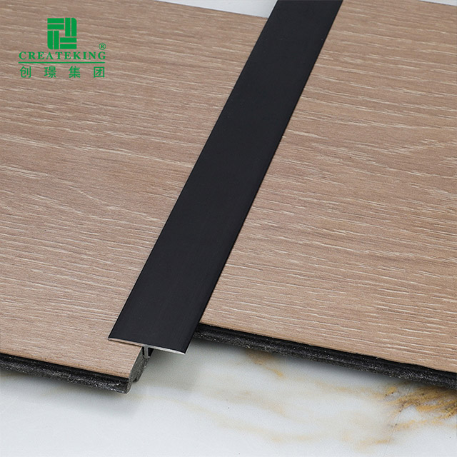 Acabamento de piso em liga de alumínio em forma de T de 25x5,9 mm