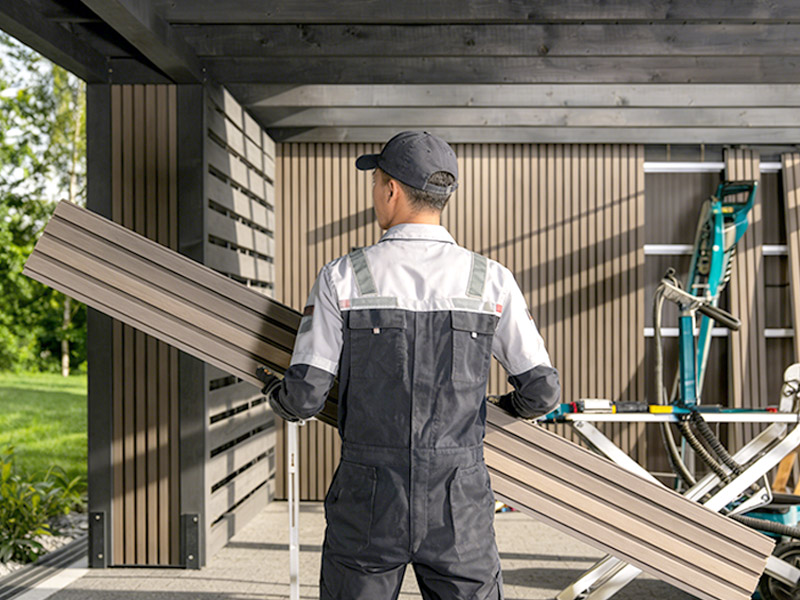 Como os painéis WPC são instalados?