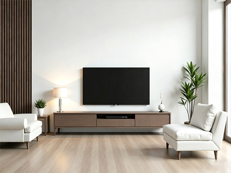 Id&eacute;ias de design de parede de fundo de TV