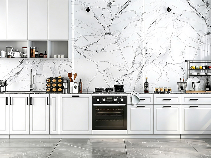 Materiais de decora&ccedil;&atilde;o de parede de cozinha