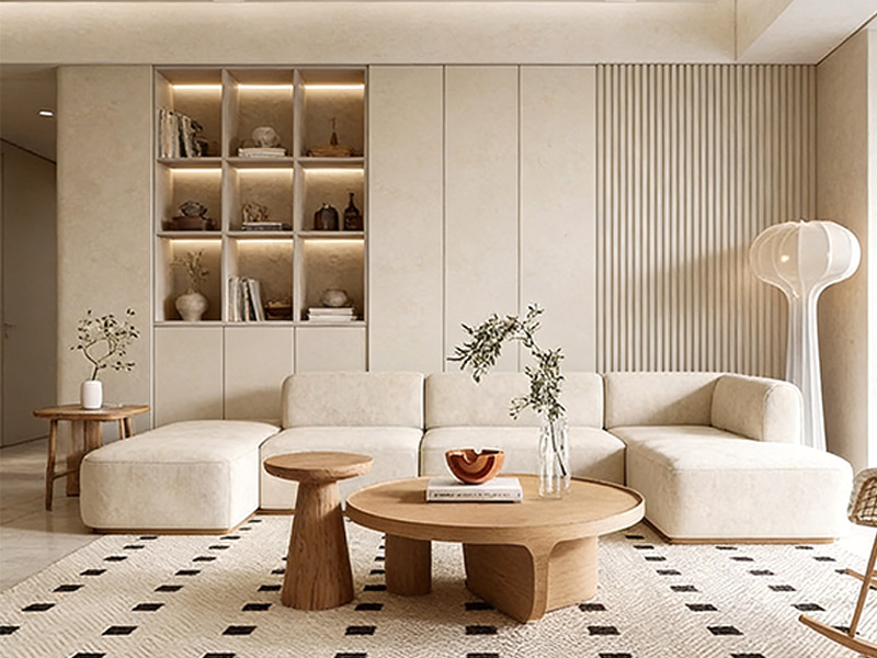 Os painéis canelados ficam empoeirados?