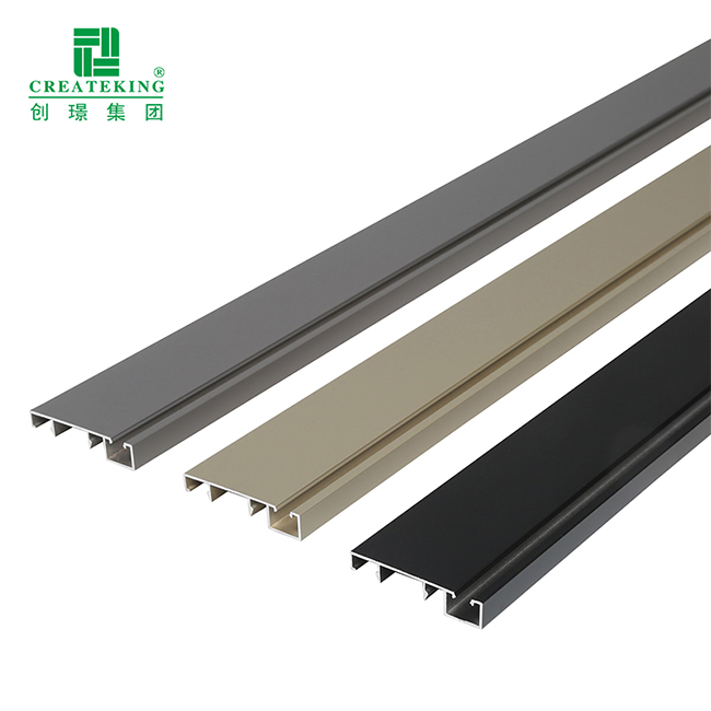 Perfil de rodapé de alumínio de fácil instalação do fabricante Foshan