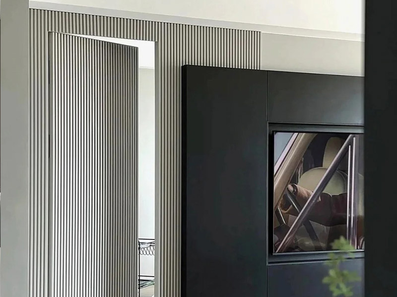 Como criar uma porta escondida com painéis de parede？