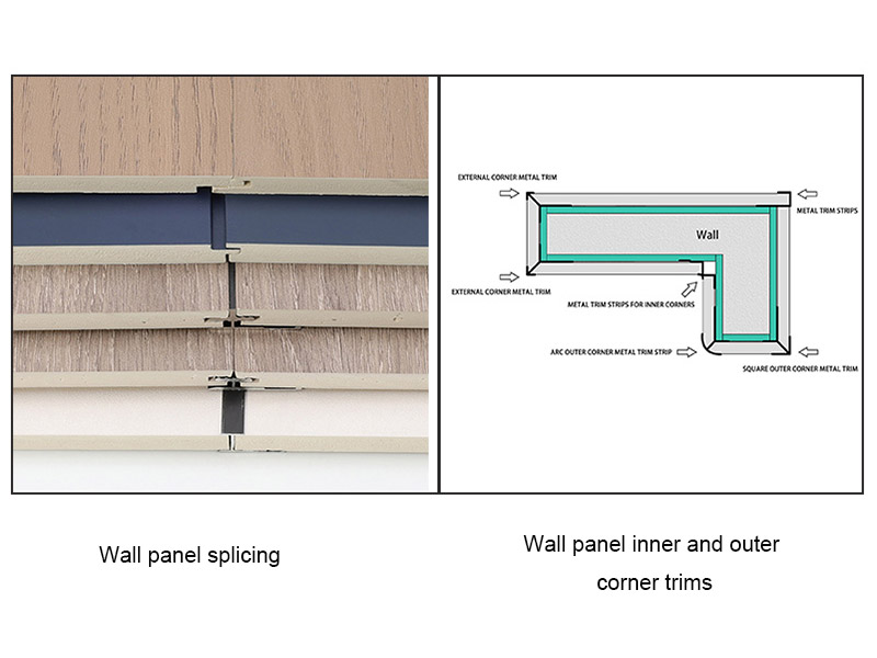 Como você termina as costuras de painéis de parede?