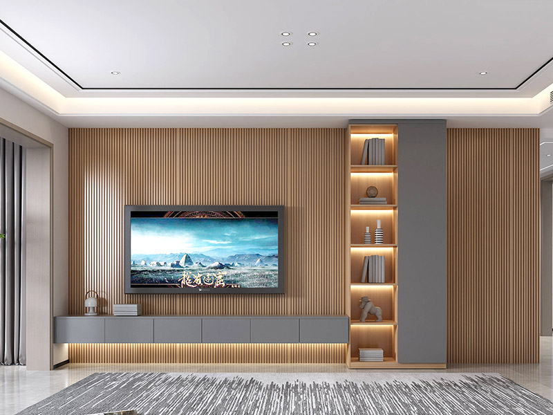 Para que são usadas as tiras de parede de madeira?