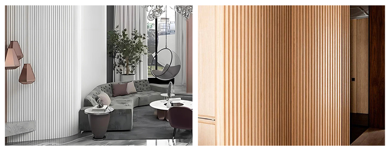 painel de parede de arco plano de 52*21mm