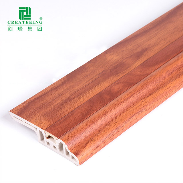 78*17mm PVC Lambs Língua Escondida Prego Rodapé