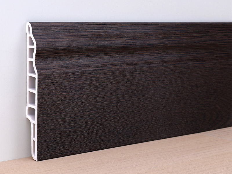100*15mm PVC Cordeiros L&iacute;ngua Rodap&eacute;