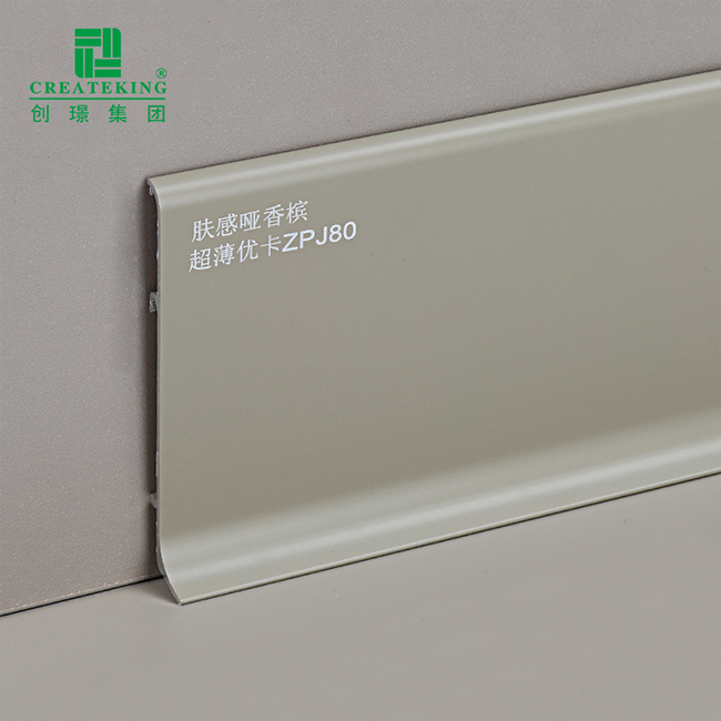 Rodapé de alumínio do armário de durabilidade do fornecedor da China