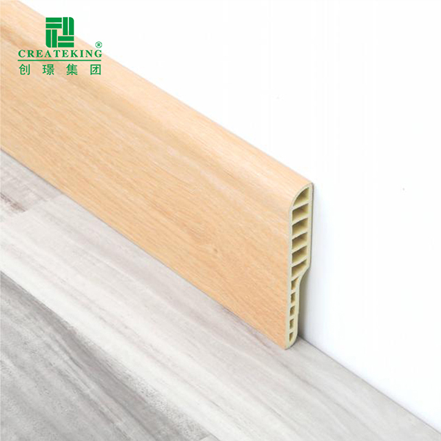 Rodapé de parede de PVC de alta qualidade para proteção de pé de parede de base de parede interior 
