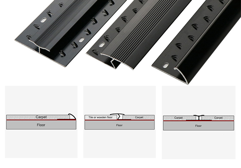 Como proporcionamos uma transição perfeita para o tapete?