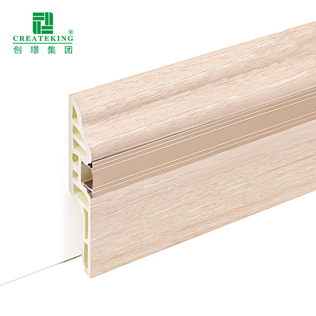 75*15mm PVC Lambs Língua Escondida Prego Rodapé