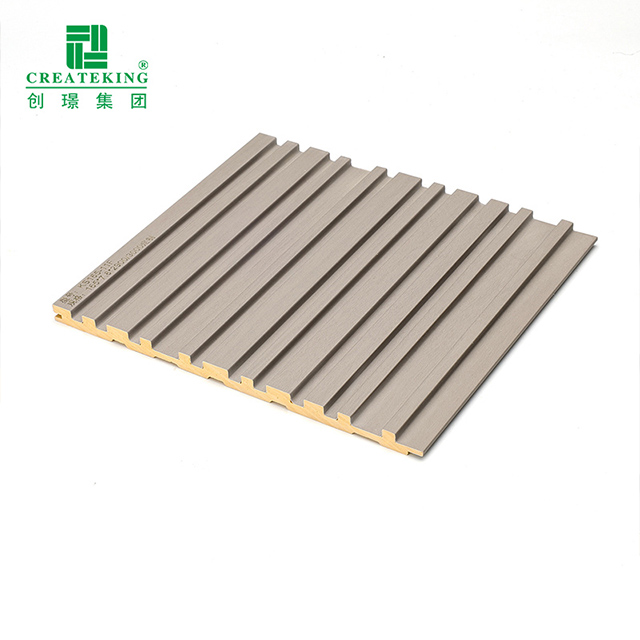 Painéis de parede canelados sólidos de PVC anti-mofo de 165 * 7,8 mm