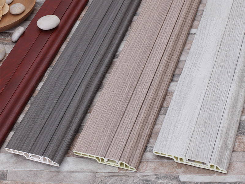 rodap&eacute; escondido em PVC de 100 * 14 mm