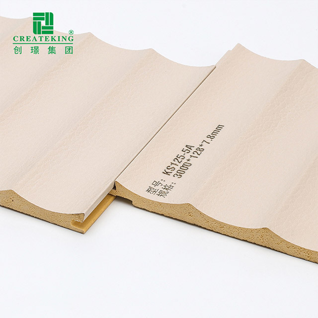 painéis de parede canelados côncavos de 128*7,8 mm