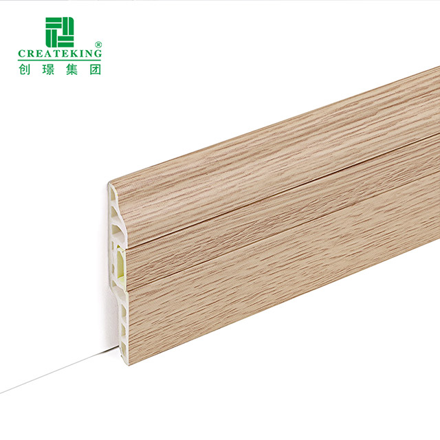 Linha de contorno de prego oculto em PVC de 80 * 14 mm