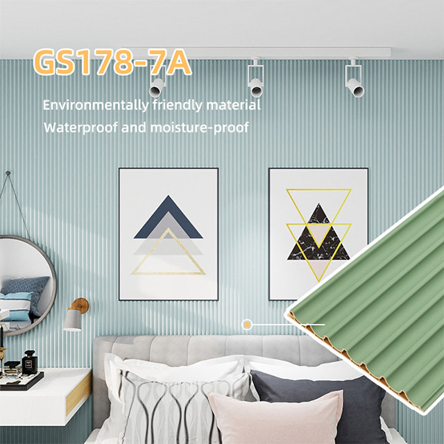 Painel de parede de arco interno de PVC de 178 * 14,3 mm 