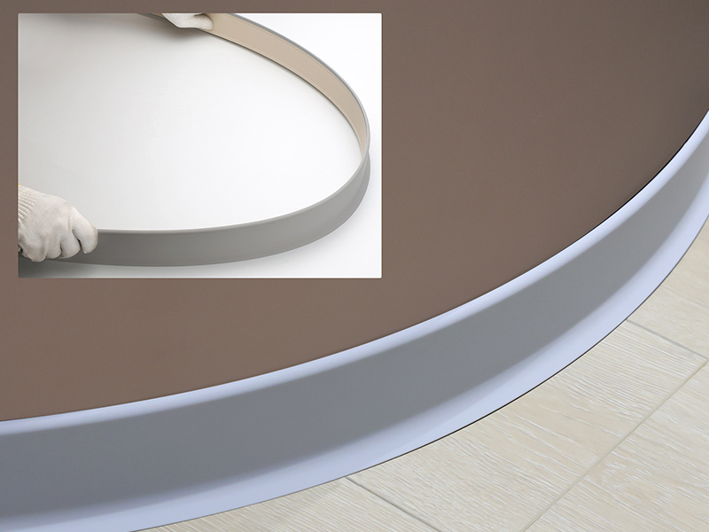 O rodapé de PVC flexível é bom?