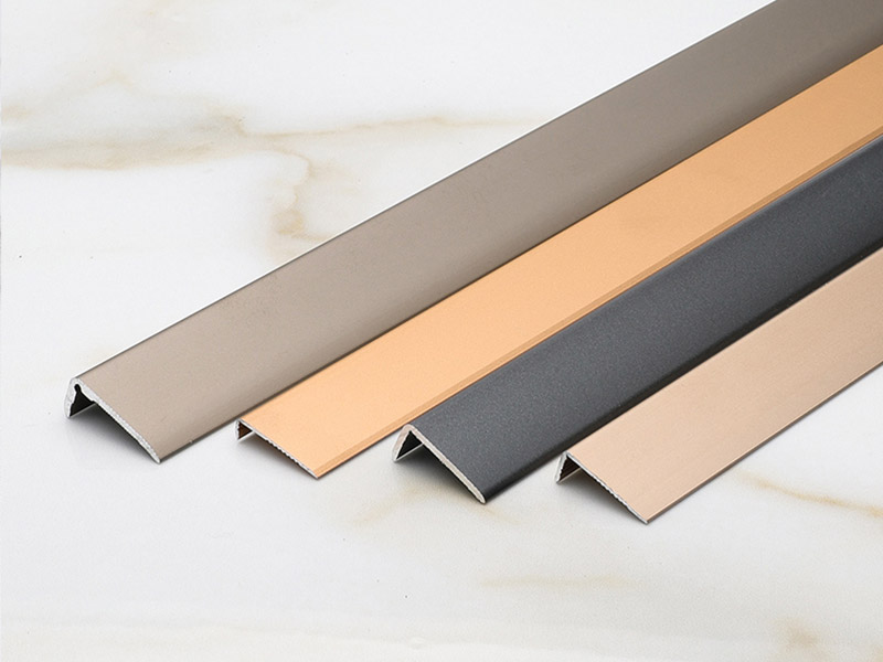 Protetor de canto de piso de metal em forma de L