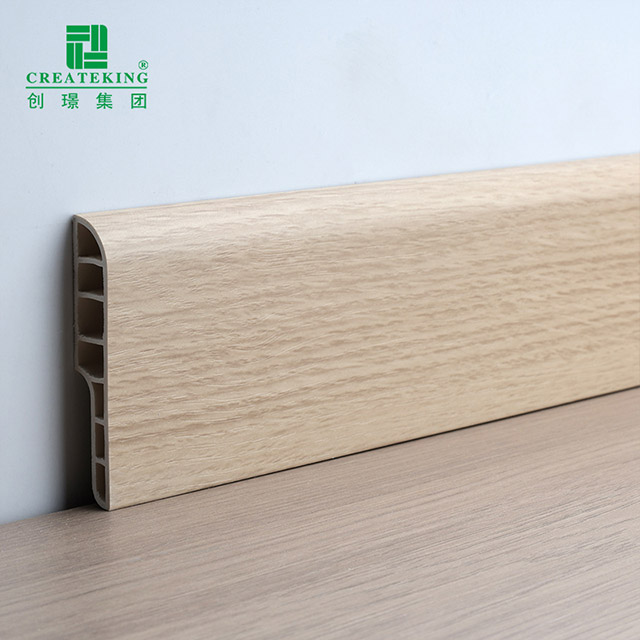 rodapé de lápis de PVC de 70 * 12 mm