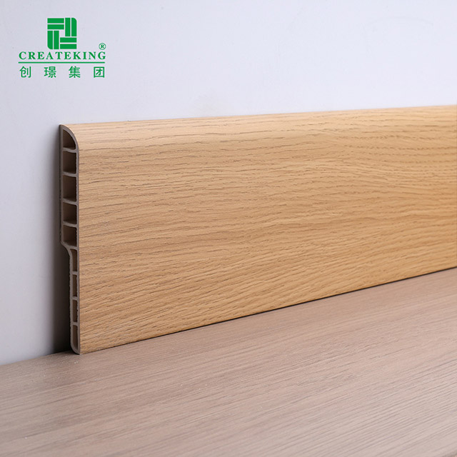 rodapé de lápis de PVC de 100 * 12 mm