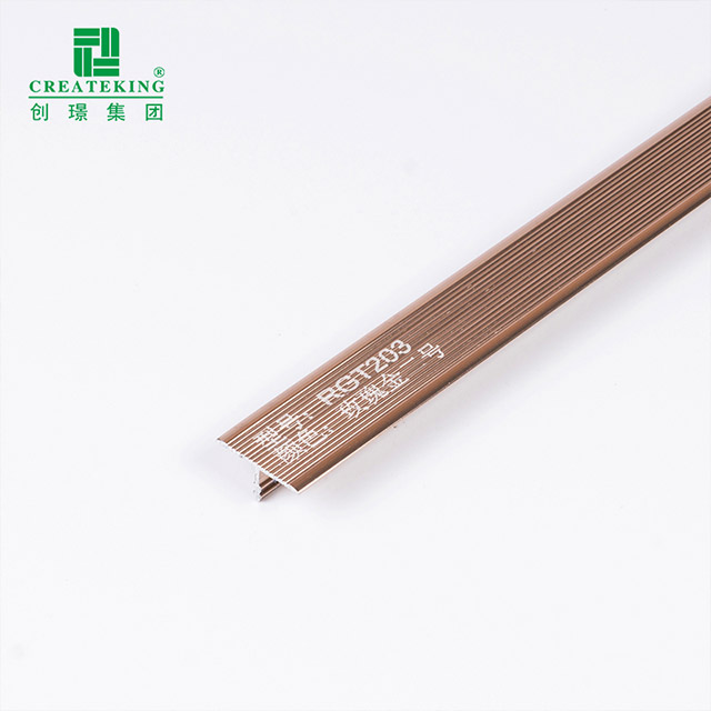 Guarnição de alumínio em forma de T de 20x9,2 mm