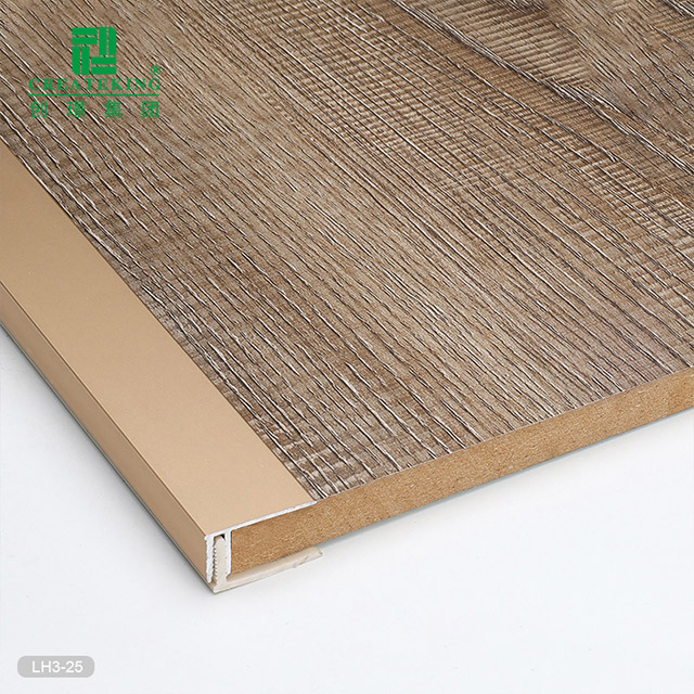 Molde deslocado de alumínio em T de 12,4x25mm