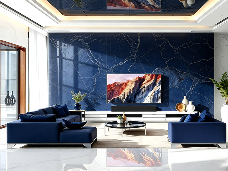 pain&eacute;is de parede de cristal de carbono