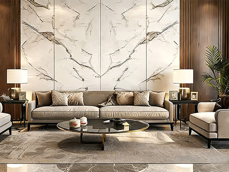 pain&eacute;is de parede de cristal de carbono