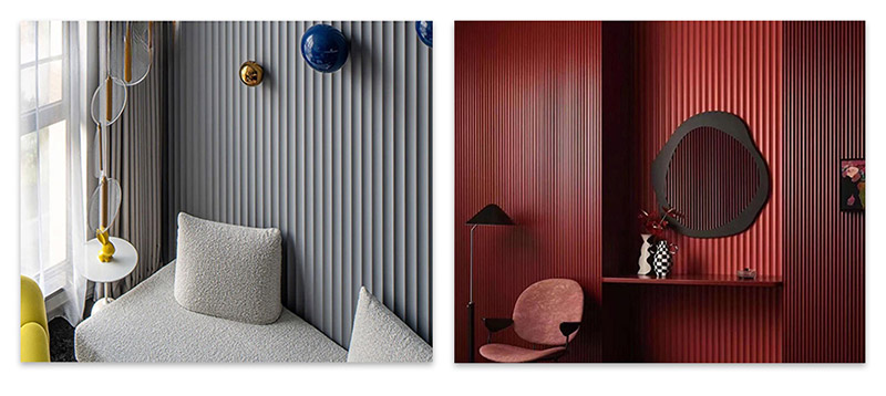 Painel de parede interno do arco WPC