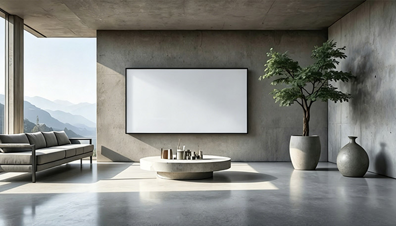 Id&eacute;ias de design de parede de fundo de TV