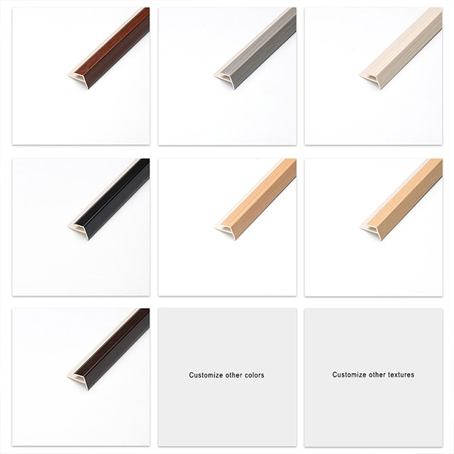 Perfis de nariz de escada em PVC em forma de F de 20*25mm