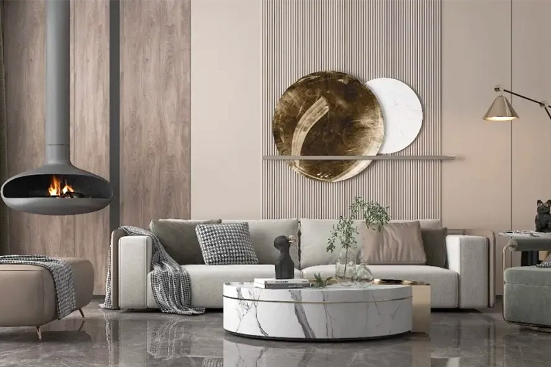 O que é um painel de parede integrado interno?