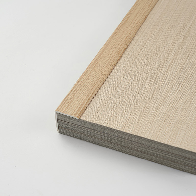 Tiras de borda de piso de madeira maci&ccedil;a em forma de PVC de 30 * 25 mm em PVC