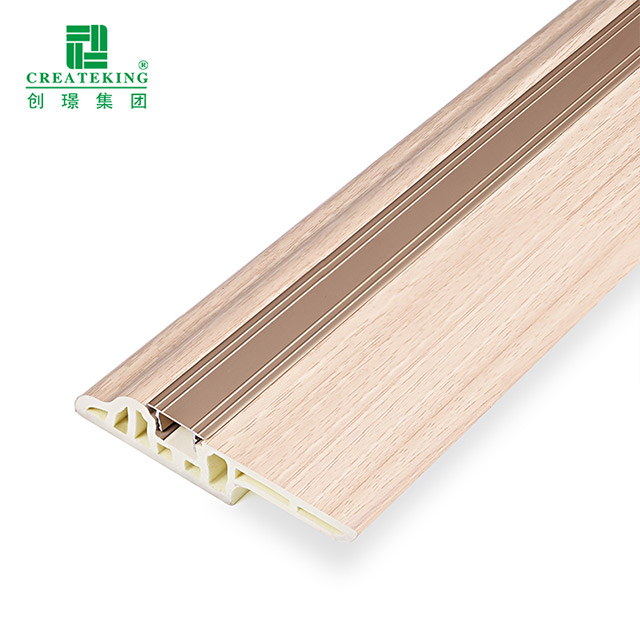 75*15mm PVC Lambs Língua Escondida Prego Rodapé