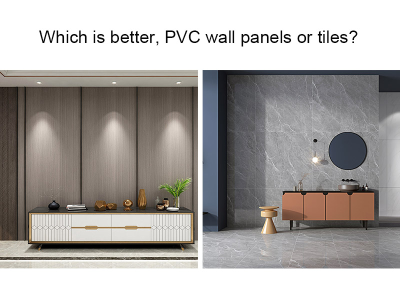 Qual é melhor, painéis de parede de PVC ou azulejos?