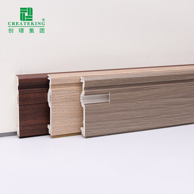 Rodapé escondido do prego de 75*14mm WPC