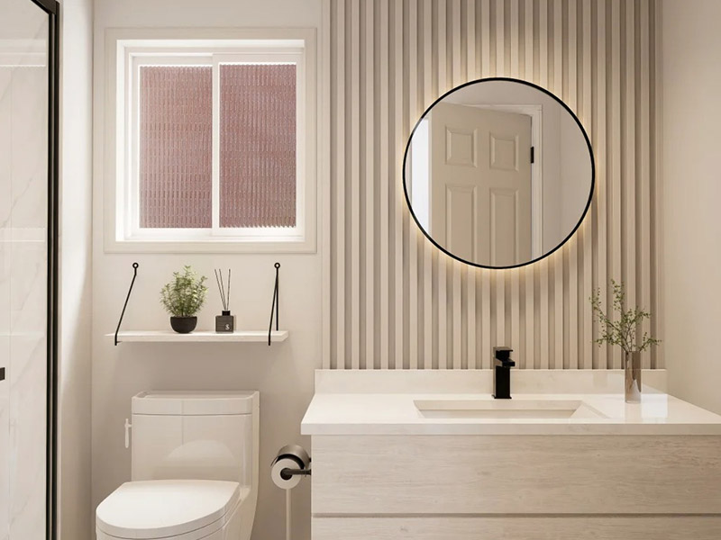 Que tipo de painel pode ser usado em um banheiro?