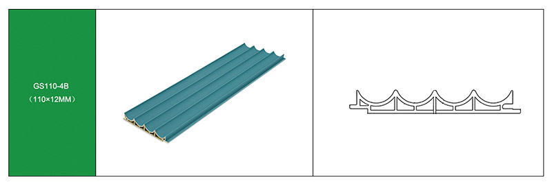 Painel de parede de PVC de arco interno