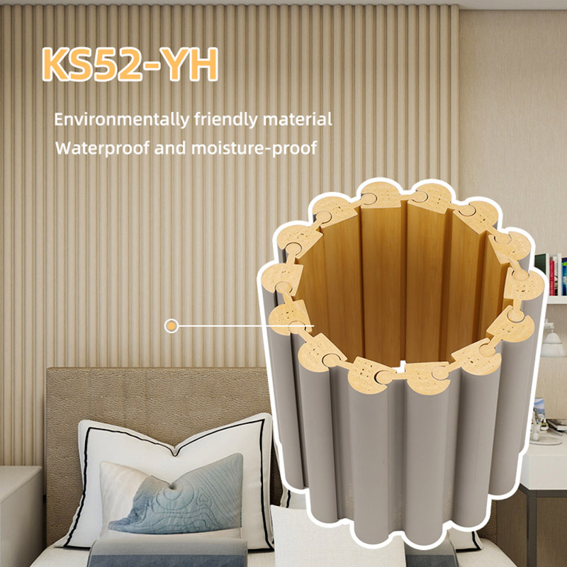 Revestimento semicircular de PVC