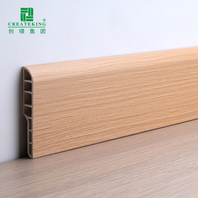 rodapé de lápis de PVC de 70 * 12 mm