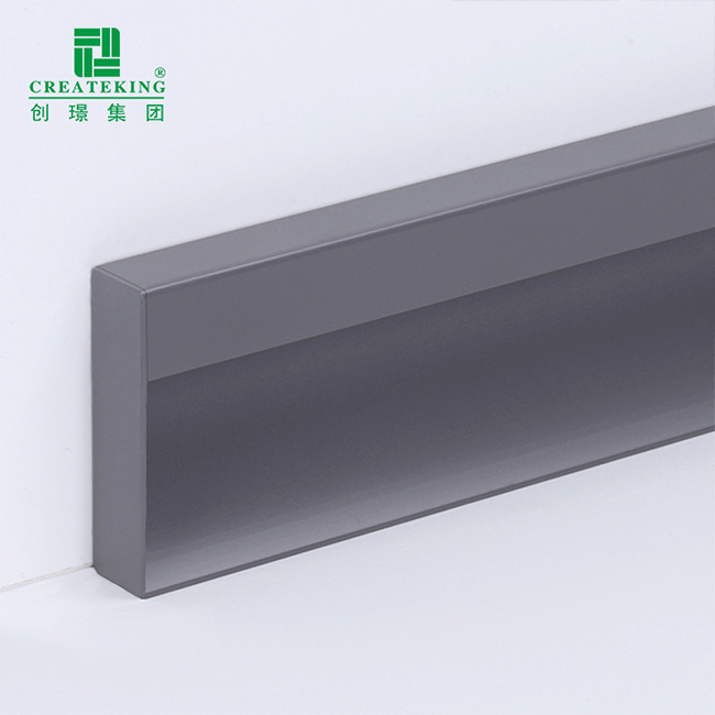 Rodapé de alumínio à prova d'água de fabricante chinês com LED