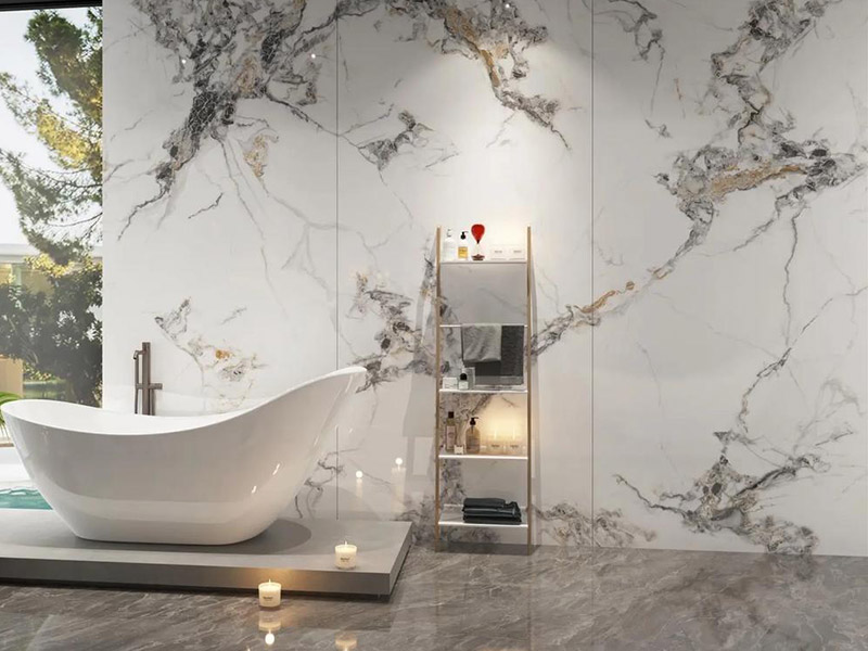 As folhas de mármore de PVC podem ser usadas em um banheiro?