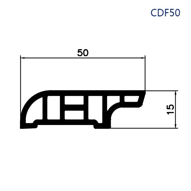 Rodapé PVC CDF50