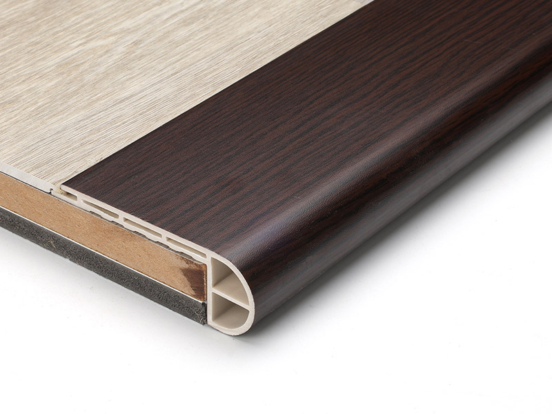 tiras de nariz de escada SPC de 75 * 25 mm