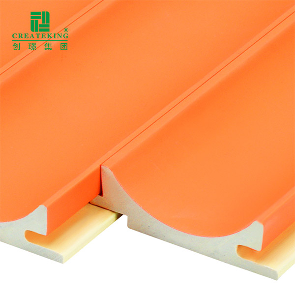 painéis de parede canelados de PVC de arco interno de 51,7 * 15 mm