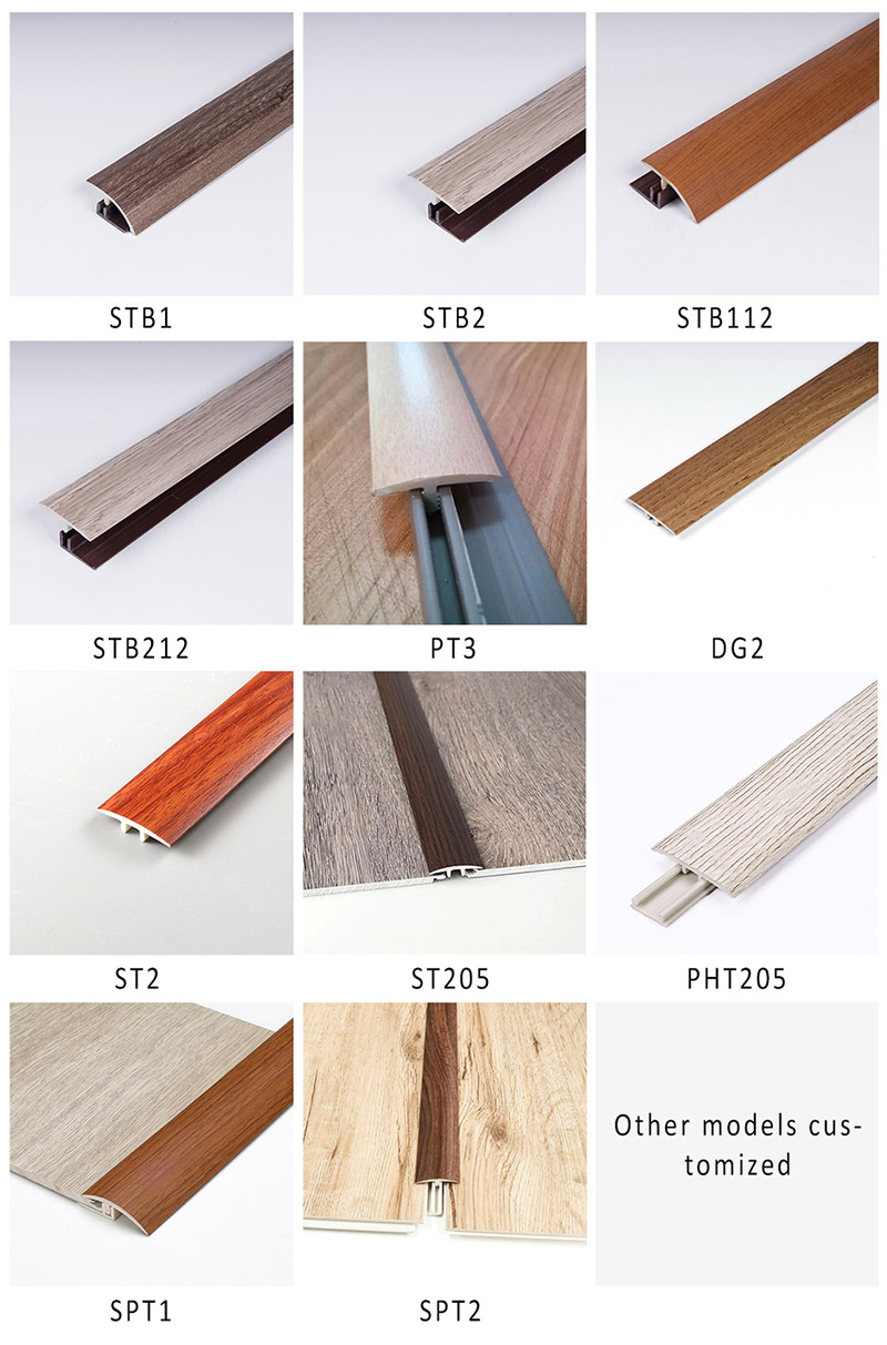 moldagem em T de piso