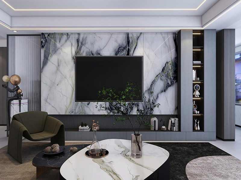 Compre pain&eacute;is de folha de m&aacute;rmore de PVC