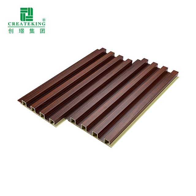 Painel de parede WPC durável integrado, preço de fábrica, material de decoração à prova de fogo para decoração de casa